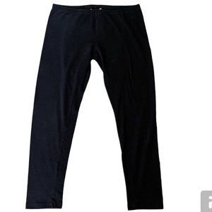 Black Leggings Mid Rise Women's Size Large 31x27